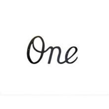 Montague Metal Products SHN-1 Script Modern House Number One