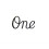 Montague Metal Products SHN-1 Script Modern House Number One 1