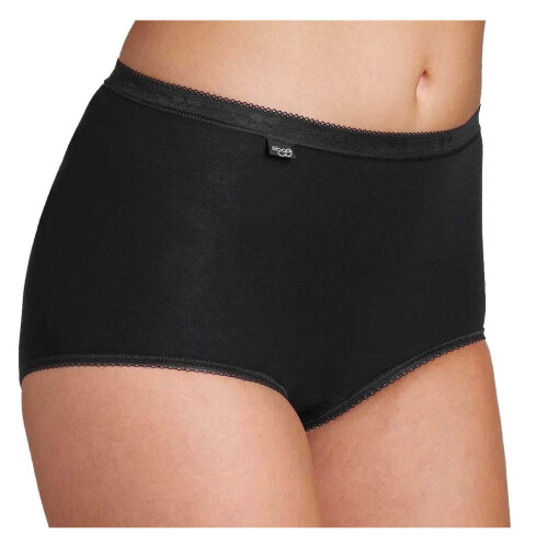 Sloggi (20, Black) Sloggi Basic+ Maxi 3P 3 Pack Briefs WHITE 1