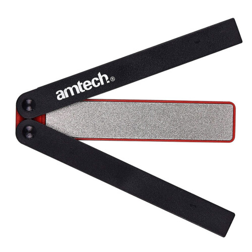 Folding Diamond File 240 & 400 Grit Double Sided Sharpening Stone Amtech E2522 2