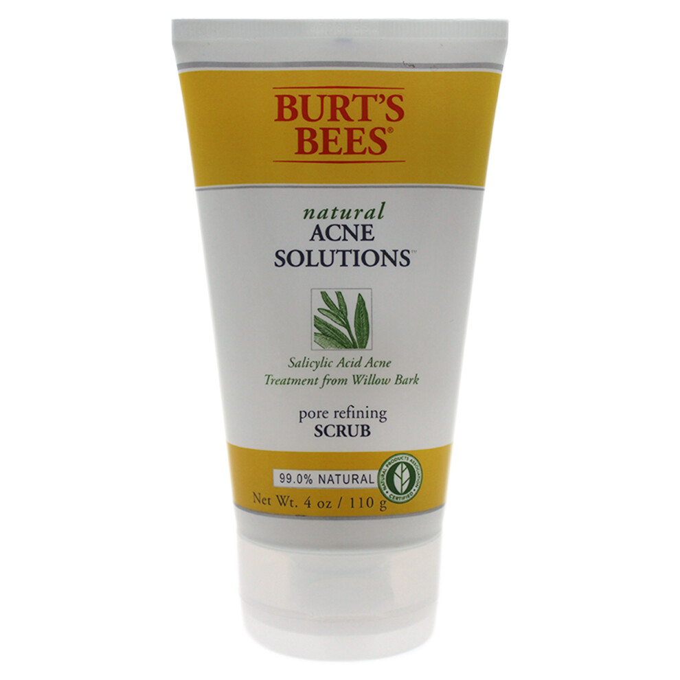 Natural Acne Solutions Pore Refining Scrub by Burts Bees for Unisex - 4 oz Scrub