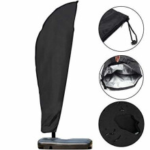 Gemitto Parasol Cover Garden Protector With Storage Bag