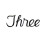 Montague Metal Products SHN-3 Script Modern House Number Three 1
