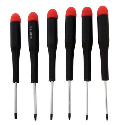 Torx Star 6pc Precision Screwdriver Set Kit T5 T6 T7 T8 T9 T10 Amtech L0530