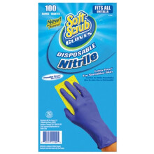 big time products llc 11100-16 Soft Scrub 100 Count Disposable Nitrile Gloves