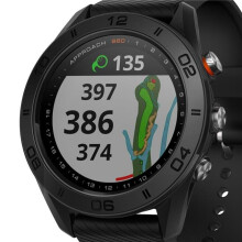 Garmin 70567 S60 GPS Golf Watch with Black Silicone Band