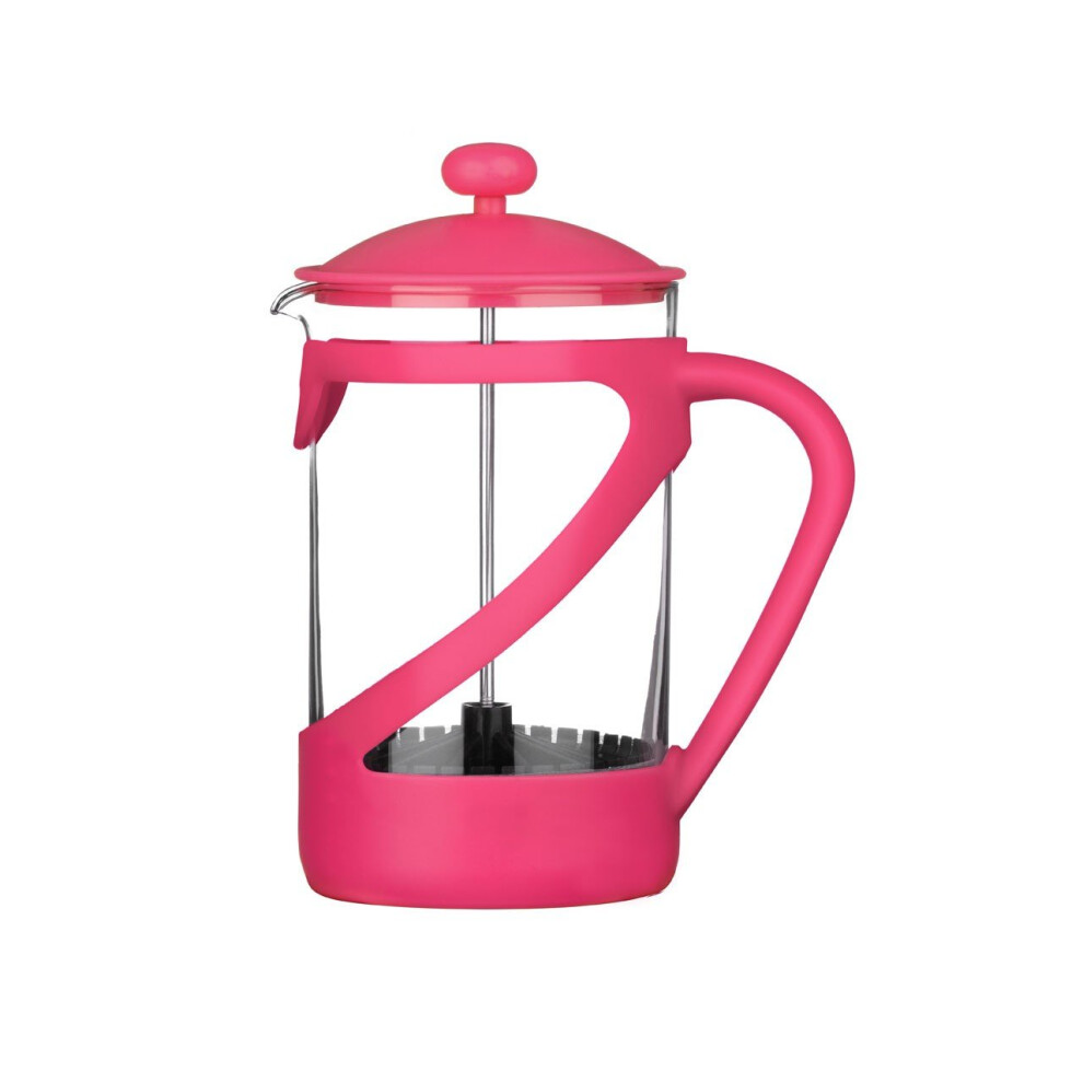 (Hot pink) 850ml Kenya Cafetiere | French Press Coffee Maker