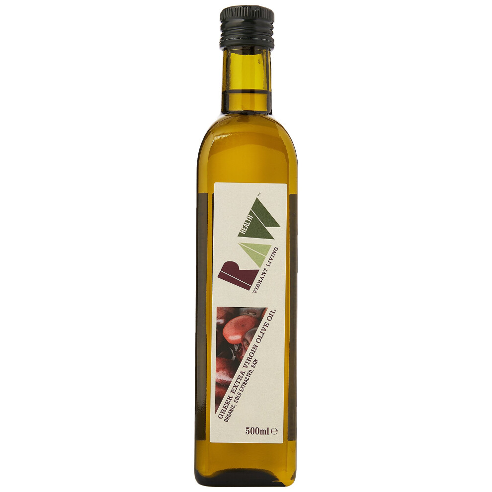 Raw Vibrant Living Organic Greek Extra Virgin Olive Oil 500 ml