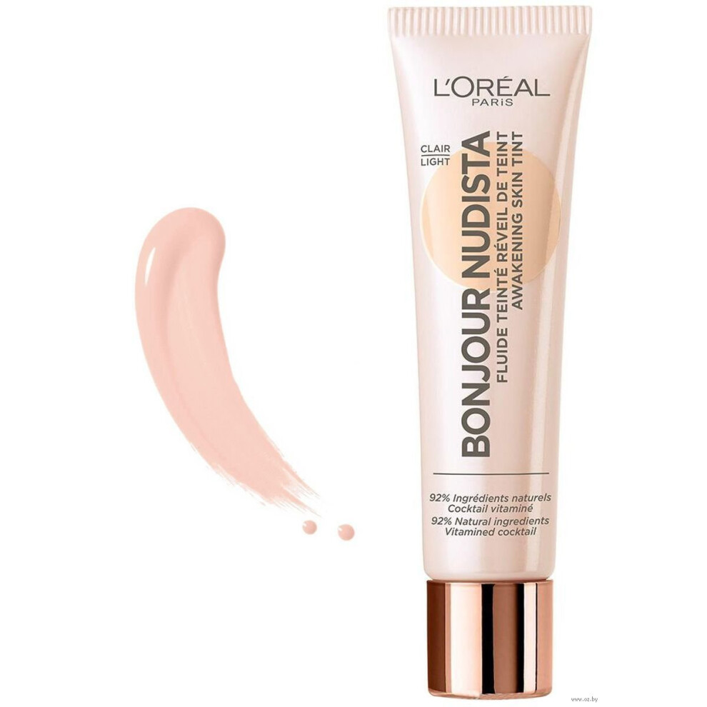 L'Oreal Bonjour Nudista Awakening Skin Tint Makeup Foundation | LIGHT