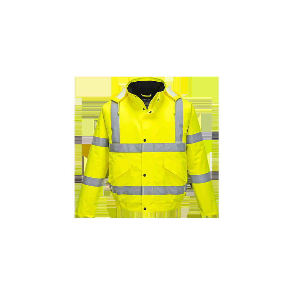 (Yellow, 8XL) Hi-Vis Bomber Jacket