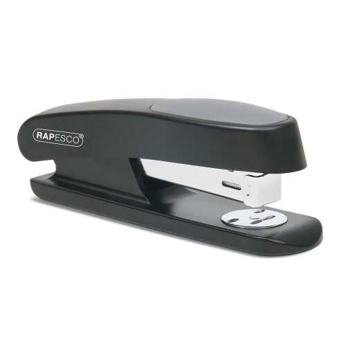 Rapesco 1472 Sting Ray Stapler with Staple Remover and 26/6 mm Staples B/5000, Black - Bundle 1