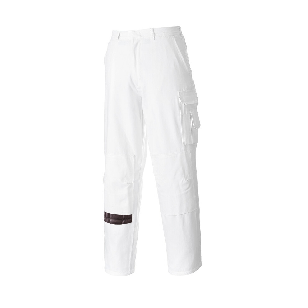 (White, Medium) Painters Trousers 5036108102044