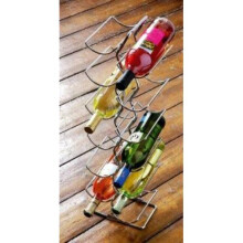 Chrome Wire 6 Tier Wine Rack