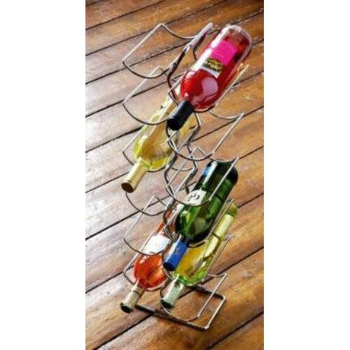 Chrome Wire 6 Tier Wine Rack