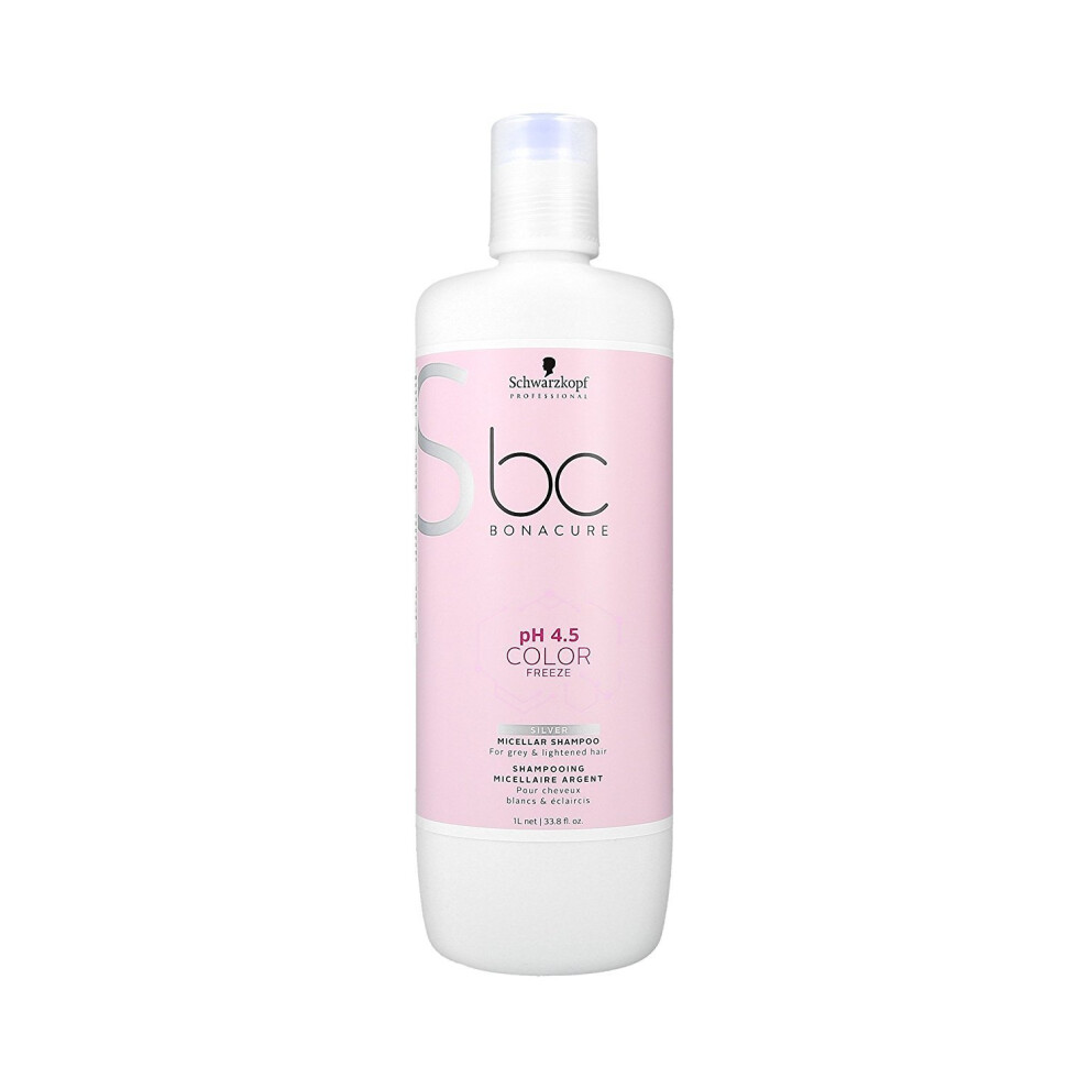Schwarzkopf Professional Bonacure PH 4.5Â Color Freeze Silver Shampoo 1Â L