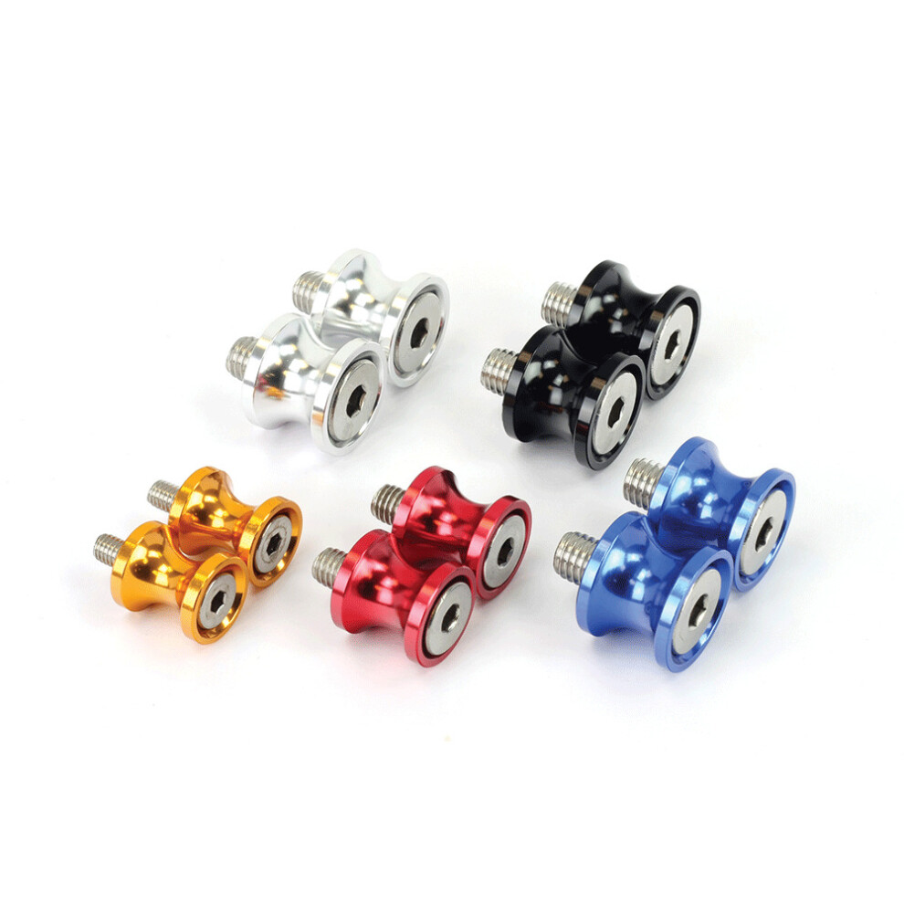 (, M8 X 1.25Mm) Motorcycle Paddock Stand Bobbins Swing Arm Spools Black 5034862228826
