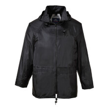 Portwest S440 Classic Waterproof Hooded Rain Jacket Taped Seams Pack Away