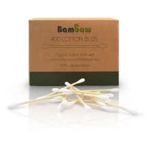 Bamboo Cotton Buds | Eco Cotton Buds | Cotton Swab | Wooden Cotton Bud | Eco Friendly Packaging | Recyclable & Biodegradable Cotton Buds | Bambaw...