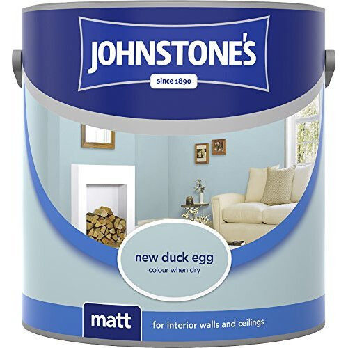 Johnstone's (Duck Egg, 2.5L) Johnstone's Matt Emulsion | Matt Wall Paint