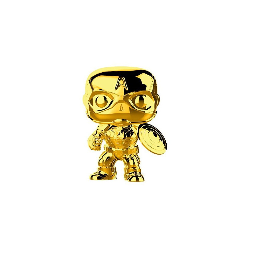 Marvel Studios 10th Anniversary - Captain America Gold Chrome