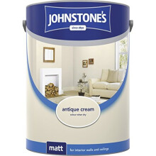 (Antique Cream, 5L) Johnstone's Matt Emulsion | Matt Wall Paint