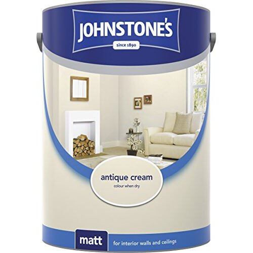 Johnstone's (Antique Cream, 5L) Johnstone's Matt Emulsion | Matt Wall Paint