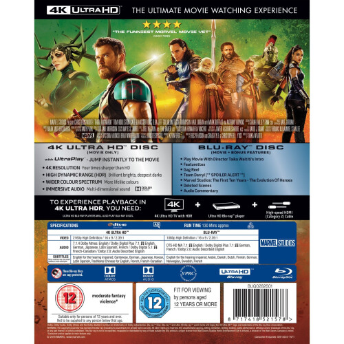 Thor Ragnarok 4K Ultra HD [2018] 2