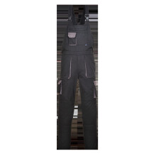 (Black, XL) Contrast Bib & Brace