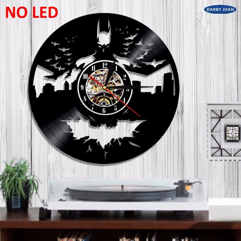 Cool Batman Arkham City Led Vinyl Record Wall Clock