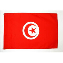TUNISIA FLAG 2' x 3' - TUNISIAN FLAGS 60 x 90 cm - BANNER 2x3 ft High quality - AZ FLAG