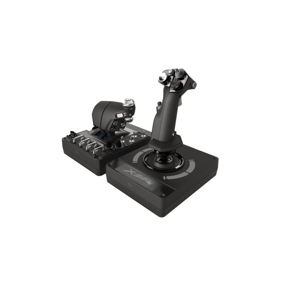 Logitech G X56 HOTAS RGB Flight/Space Simulator Game Controller, Black