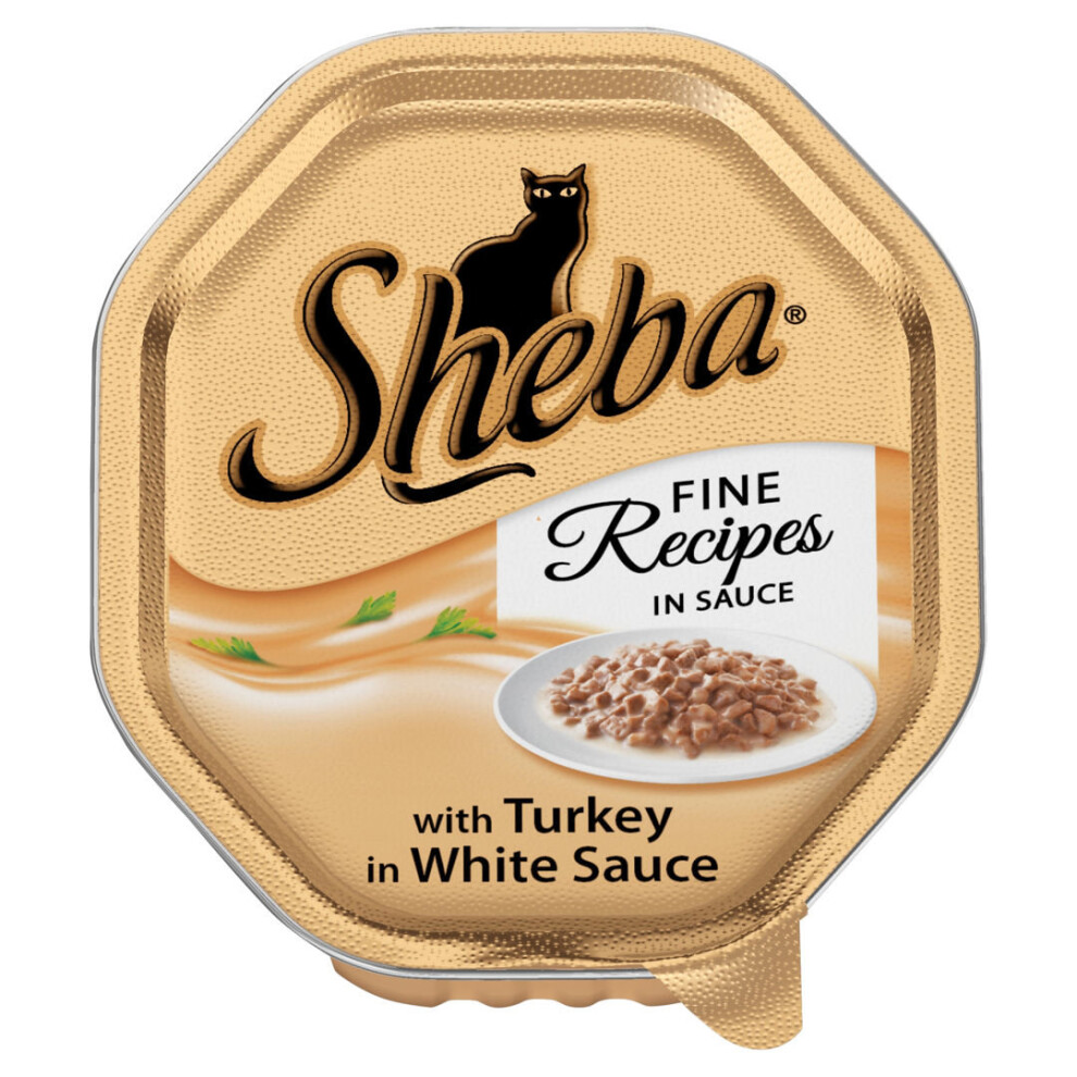 Sheba Tray Fine Recipes With Turkey In Sauce 85G (Pack Of 22)