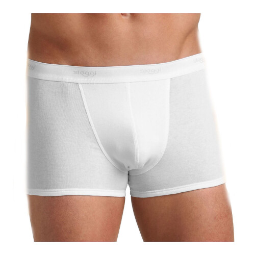 Sloggi (32, White) Sloggi Basic Short 2P 2 Pack Briefs For Men