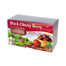 Celestial Seasonings, Tisane, Cerise Noire et Baies, Sans Caféine, 20 Sachets de Thé, 1,6 oz (45 g)