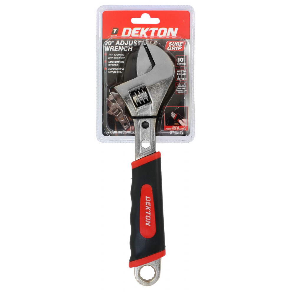 Sure Grip Adjustable Spanner 10'', Dt20442 5055441417769
