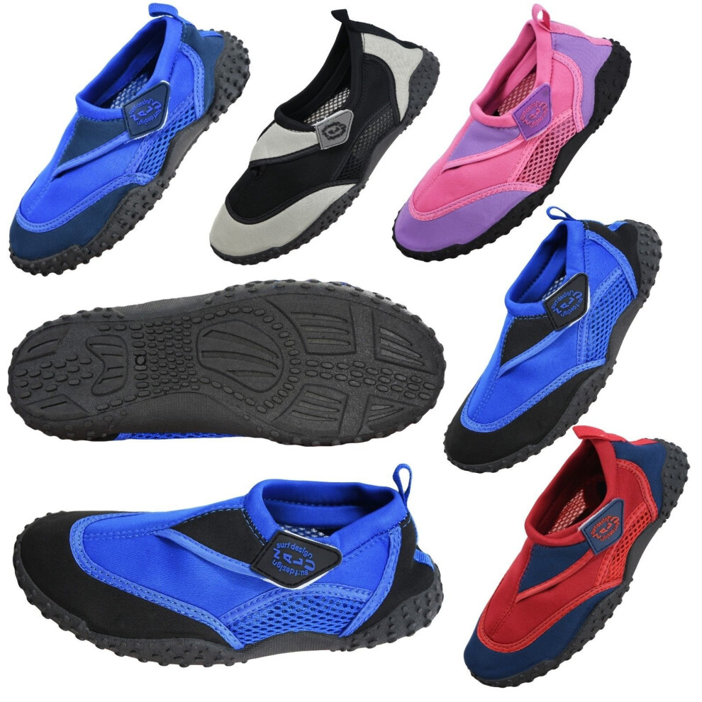 GEEZY NEW Boys Girls Mens Womens Aqua Beach Surf Wet Water Shoes Wetsuit Boots Nalu