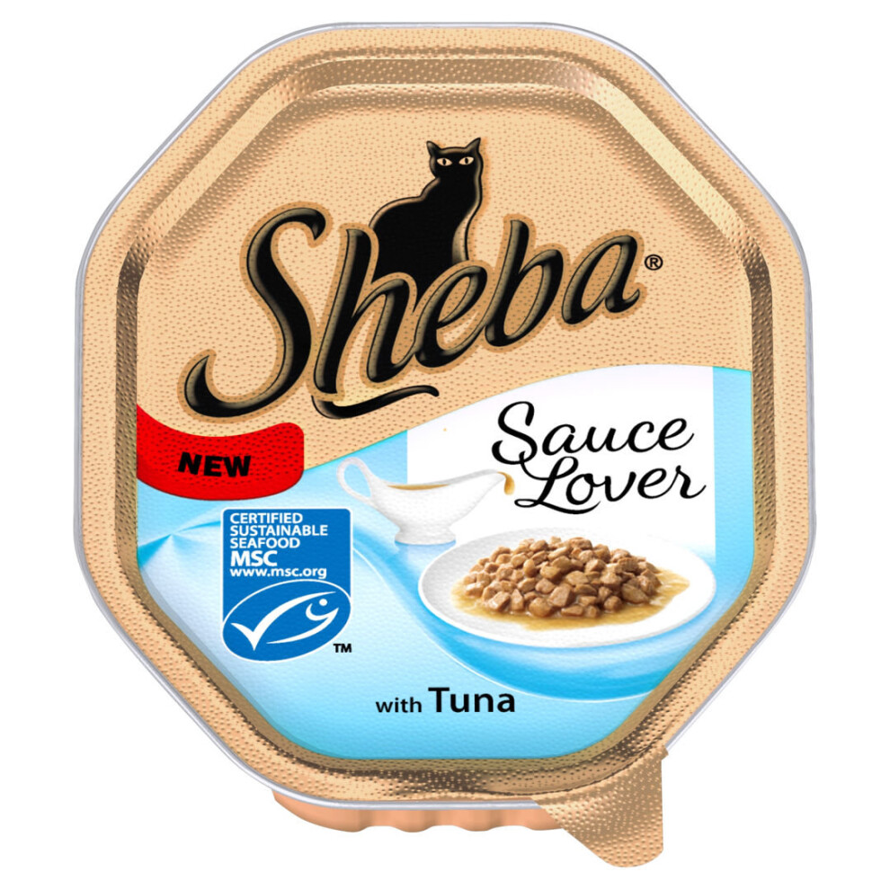 Sheba Tray Sauce Lover With Tuna 85G (Pack Of 22)