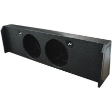 Qpower QBFORD122009DF 12 in. Dual Empty Woofer Box for 2009-14 Ford F150 Under Seat Downfire