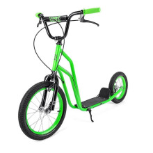 Xootz Kids BMX Stunt Scooter with Caliper Brakes Green Steel WB-TY5891