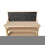 (6ft, Legs With Wheels) Wooden MDF Top Workbench With Pegboard And Double Shelf 6