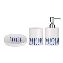 Premier housewares Pisces 3pc Bathroom Set