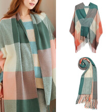 (Green) Large Women's Cashmere Scarf | Shawl Scarf