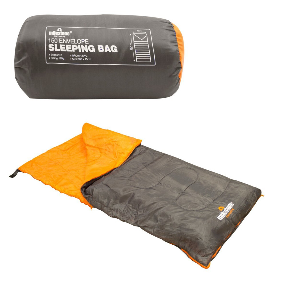 Milestone Camping Milestone 26700 Single Envelope Sleeping Bag