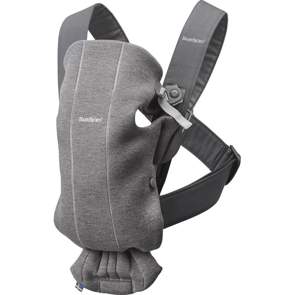 Babybjörn Baby Carrier Mini, 3D Jersey, Dark Grey