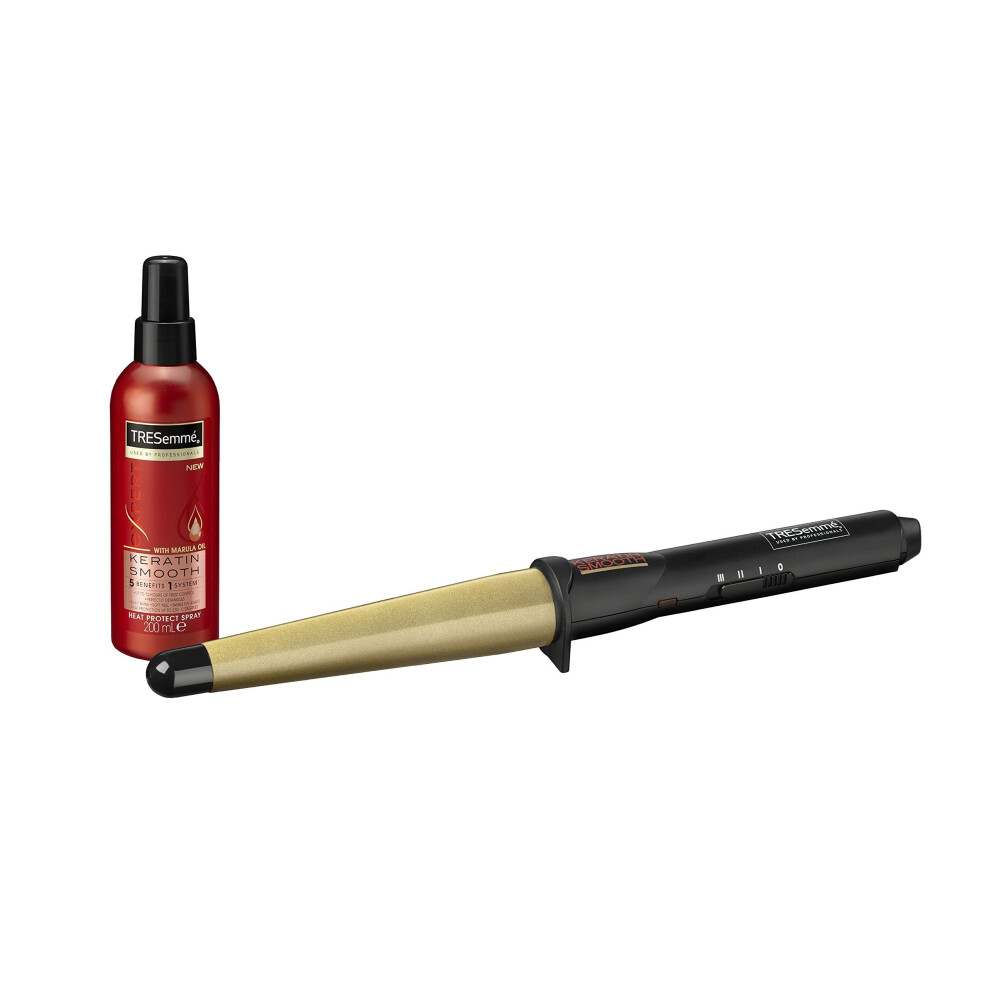 TRESemme 2804CU Keratin Smooth Salon Shine Waves Styling Wand 3 Heat Settings