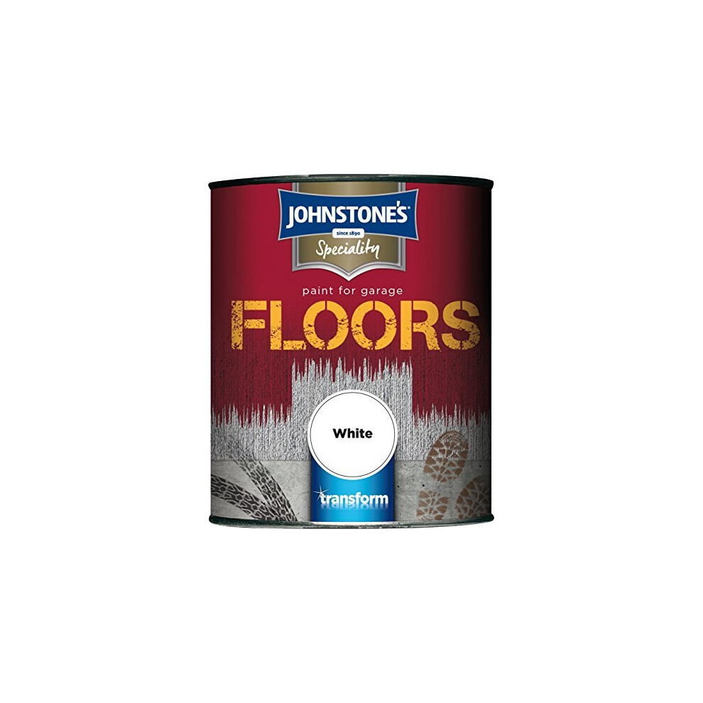 (White, 750ml) Johnstone's Garage Floor Paint