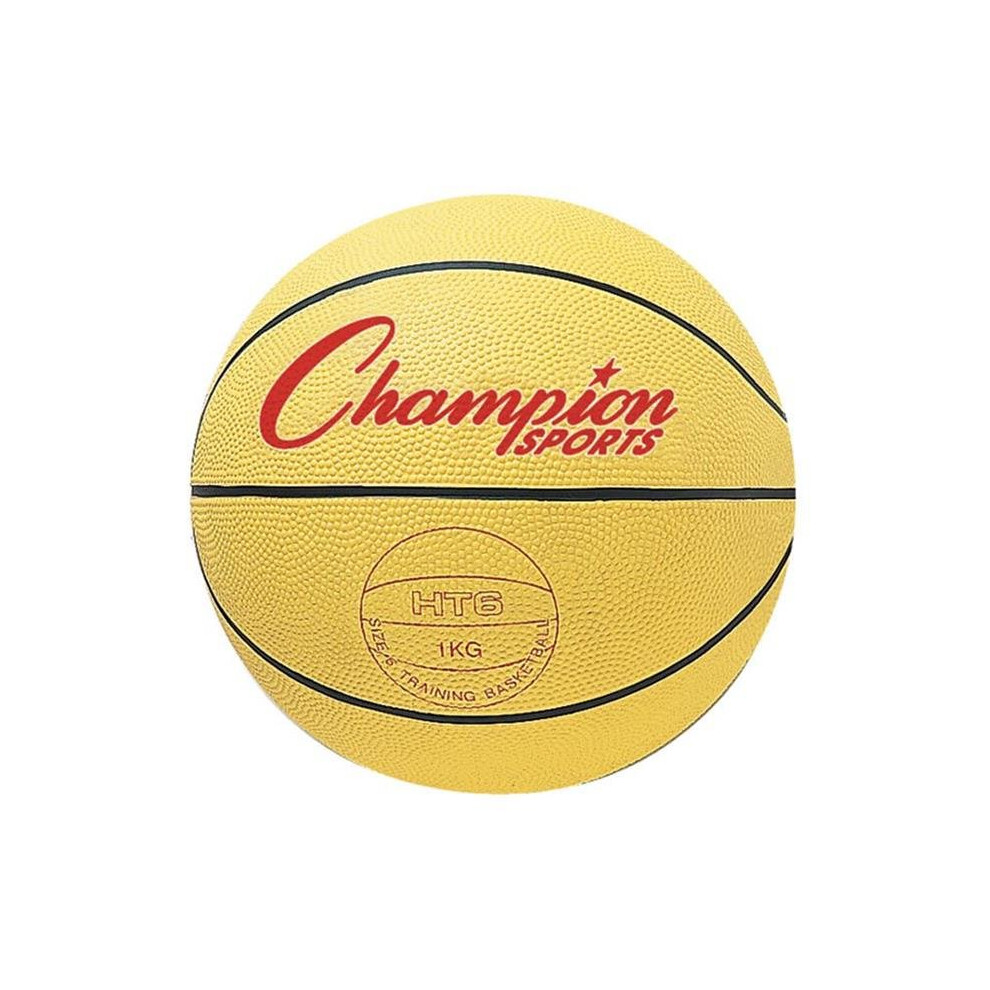 Champion Sports HT6 28.5 in. Weighted Basketball Trainer, Yellow