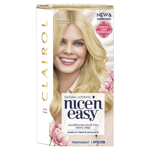 Clairol Nice' N Easy Permanent Hair Dye 11a Ultra Light Ash Blonde On Onbuy