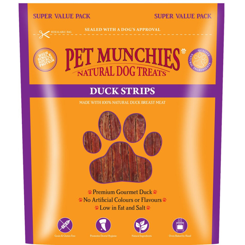 Pet Munchies Duck Strips 320G