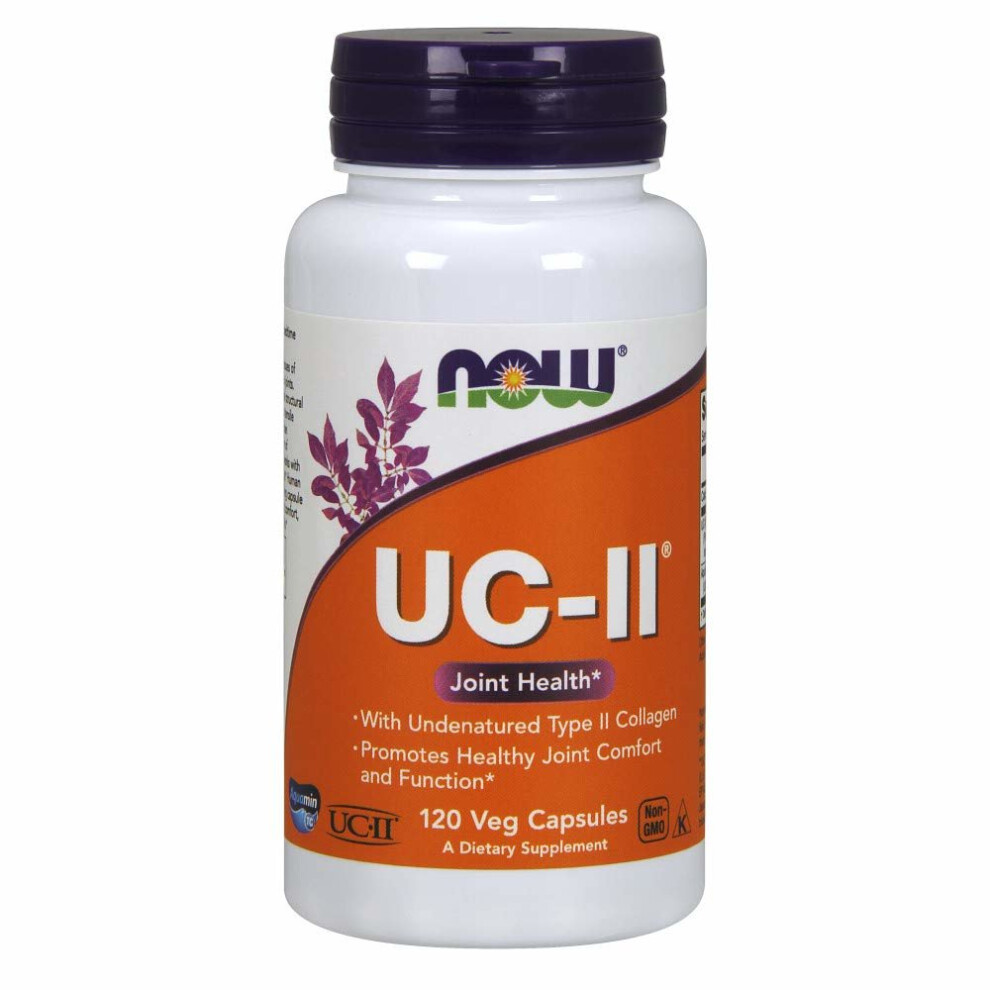 Now Foods Uc-Ii Undenatured Type Ii Collagen Capsules, 120-Count